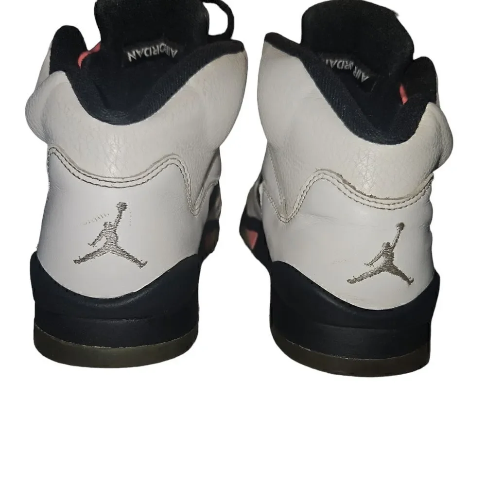 Kids Air Jordan 5 Retro GS 'Sunblush' Youth Sneakers 440892-115 size 7.5